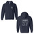SRE Adult Heavy Blend Full Zip 2027 Grad Hoodie - Navy (SRE-015-NY)