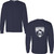 LES Adult Heavy Cotton Long Sleeve T-Shirt (Design 2) - Navy (LES-007-NY)