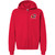 COL Youth Heavy Blend Full Zip Hoodie - Red (COL-306-RE)
