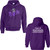 SUS Adult’s Heavy Blend Grad Hoodie - Purple (SUS-010-PU)