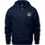 BOS Adult Surfer Full Zip Hooded Sweatshirt - Navy (BOS-002-NY)