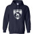 LES Adult Heavy Blend Hooded Sweatshirt - Navy (LES-034-NY)