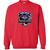 TEF Adult Heavy Blend Crewneck Sweatshirt - Red ( New Design) (TEF-013-RE)