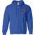 TEF Adult Heavy Blend Full Zip Hooded Sweatshirt - Royal (New Design) (TEF-015-RO)