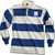 MCP Youth Barbarian Casual 4 Inch 8 Stripe Rugby Shirt - Royal (MCP-RB2Y-RO)