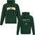 SIM Adult Everyday Fleece Hooded Sweatshirt - Forest (SIM-018-FO)