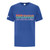 FAH Adult Everyday Cotton Tee with Multi-Colour Logo - Royal Blue (FAH-017-RO)