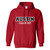 FLA Adult Heavy Blend Pullover Hoodie with Printed 2027 Logo - Red (FLA-012-RE)