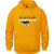 PPO Men's Cotton Pullover Hoodie - Gold (Design 2) (PPO-017-GO)