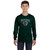 GLB Gildan Youth Heavyweight Cotton Long Sleeve Tee - Forest (GLB-305)