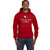 SLS Champion Men's Double Dry Eco Pullover Hood (Design 1) - Red (SLS-125-RE)