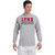 SLSS Champion Men's Long-Sleeve T-Shirt (Design 2) - Charcoal Heather (SLS-129-LS)