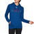 STS Under Armour Women’s Hustle Fleece Hoodie - Royal (STS-203-RO)