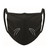 UGR Augusta SportsWear 3 Ply Mask- Whiskers Logo - Black (UGR-055-BLA.AG-6821-BLA-OS)