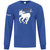 ROM ATC Adult Everyday Cotton Long Sleeve Tee - Royal Blue (ROM-003-RO)