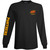 DNV Champion Adult Long Sleeve Cotton Tee Sweatshirt - Black (DNV-001-BK)