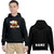 WGS Youth Heavy Blend 50/50 Hooded Sweatshirt - Black (WGS-305-BK)