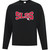 SLS Adult Polycotton Fleece Crewneck Sweatshirt - Black (SLS-006-BK)