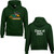 NPS Grade 5 Grad Youth Size Hooded Sweatshirt - Forest Green (NPS-321-FO)