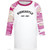 HIG Youth Ring Spun Baseball Tee - White/Pink Camo (HIG-308-WP)