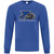 SMY Adult Long Sleeve Cotton Shirt with Printed Logo - Royal (SMY-002-RO)