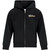 ESG Youth Fleece Full Zip Hooded Sweatshirt - Black (ESG-305-BK)