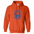 DES Adult Heavy Blend Fleece Hoodie - Orange (DES-004-OR)