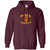 MPS Adult Heavy Blend 50/50 Hooded Sweatshirt - Maroon (MPS-039-MA) MPS Adult Heavy Blend 50/50 Hooded Sweatshirt - Maroon (MPS-039-MA)