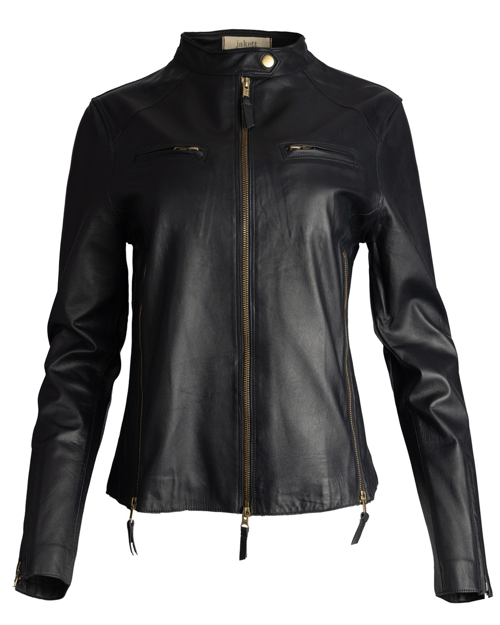 Meryl Waxed Suede Leather Jacket