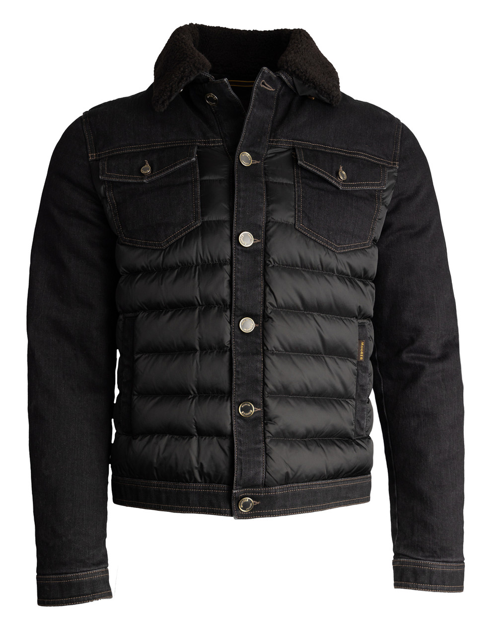 Moorer padded down jacket - Blue