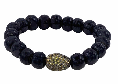 FINE LINE DESIGN YELLOW SAPPHIRE STRECHY BRACELET FINE LINE DESIGN YELLOW SAPPHIRE STRECHY BRACELET