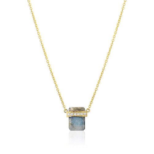 LIVEN CO. ETHOS LABRADORITE NECKALCE