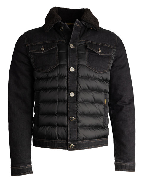 MOORER 'TABURNO' DENIM DOWN JACKET