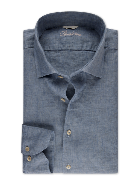 STENSTROMS BLUE LINEN SHIRT STENSTROMS BLUE LINEN SHIRT