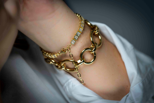 Paula Rosen 'Dragonstone' Clear Bracelet 
