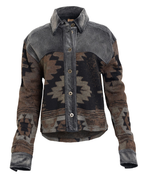 DUNE '"GEORGIA ROC/NAV" SHIRT JACKET 