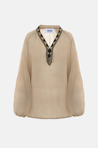 BAZAR DELUXE RAGLAN CAMICA BLOUSE
