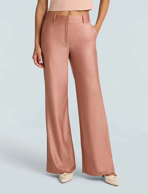 Commando Matte Metallic Leg Wide Leg Trouser 
 Commando Matte Metallic Leg Wide Leg Trouser
