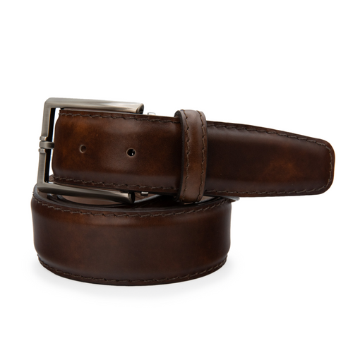 L.E.N. BELTS ITALIAN MARBLED CALF 