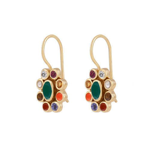 DOROTHEE SAUSSET '9 PLANETES' EARRINGS 