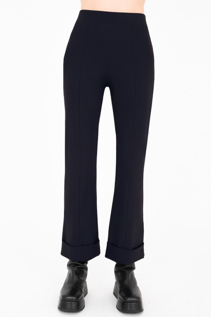 ELAINE KIM 'VERDELL' CUFF PANT - FRONT VIEW