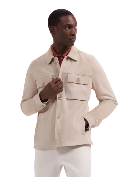 BUGATCHI SUEDE OVERSHIRT 