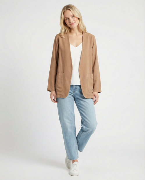 DEHA LIGHTWEIGHT BLAZER - FRONT VIEW