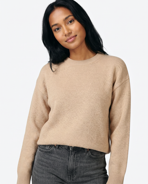 WOMEN'S LINGUA FRANCA SWEATER - FRONT VIEW