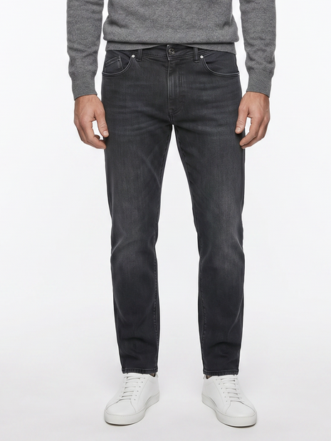 MEN'S BARMAS 'DEAN' PANT IN DARK BLUE - FRONT VIEW 
