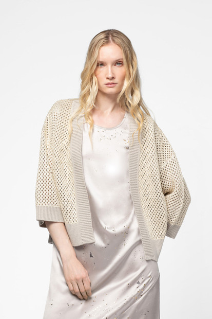 WOMEN'S MAX & MOI 'GITA' CARDIGAN - FRONT VIEW