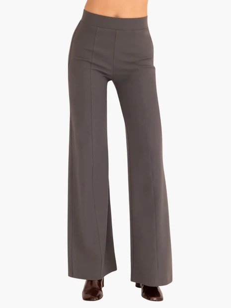 ELAINE KIM 'RUBIE' PANT IN PEWTER-FRONT