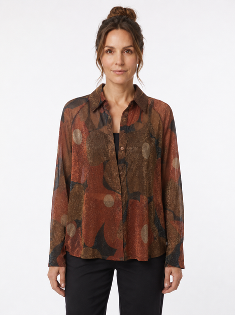 WOMEN'S SIYU 'ASTRUD BAMBOLA' SHIRT - FRONT VIEW