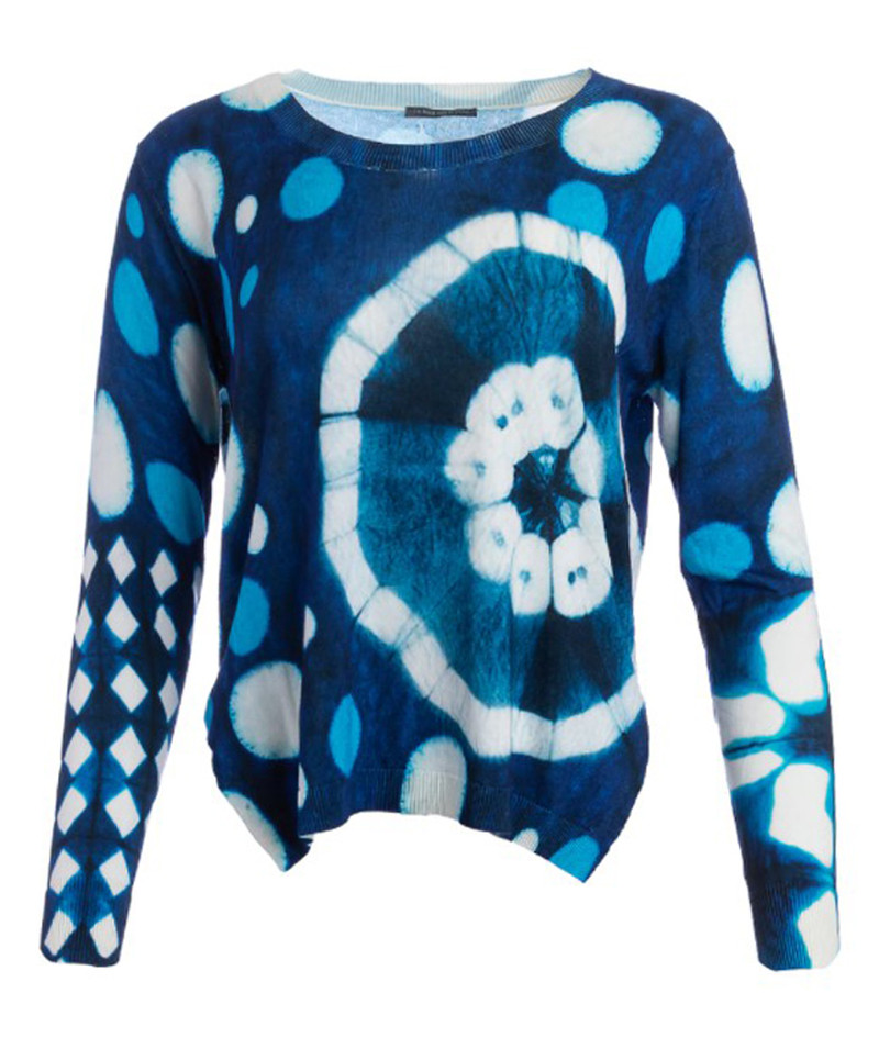 IN BED WITH YOU LOOSE FIT PATTERNED SWEATER