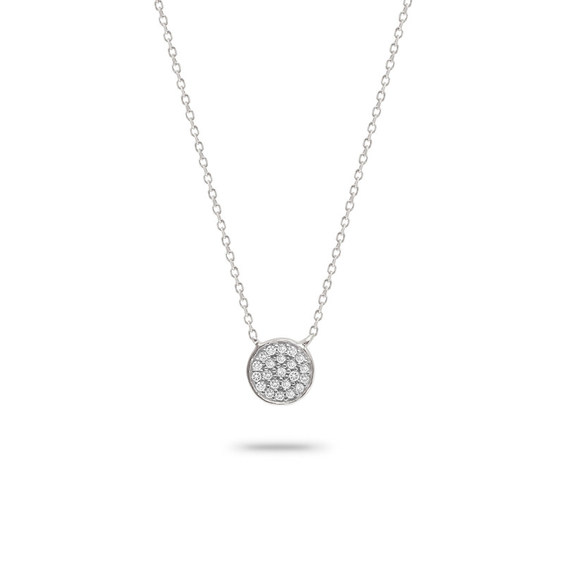 Adina Reyter Diamond Pave Curve Pendant Necklace, 17 In Gold | ModeSens